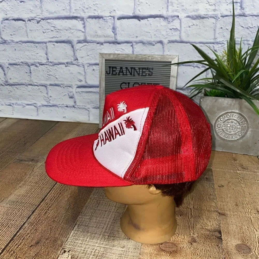 Vintage hawaii Trucker Snapback Hat 1990s‎